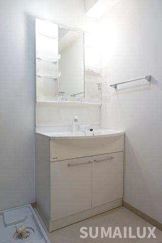 熊本市中央区九品寺２丁目の賃貸マンションの独立洗面台