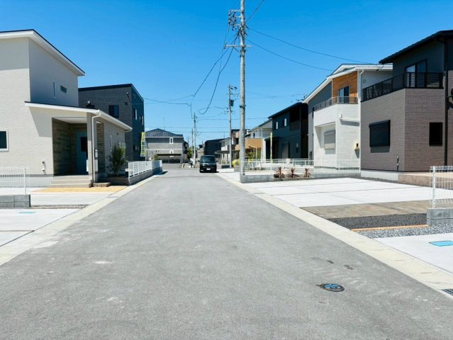 戸建　安八郡安八町南今ケ渕第２　全7区画分譲の前面道路含む現地写真|■前面道路　■ヤマダ不動産　株式会社リライフ　大垣店　■夢のマイホーム購入をフルサポートします！