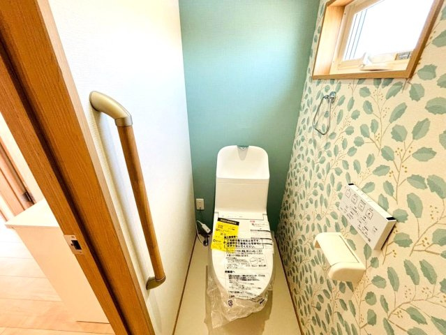 戸建　安八郡安八町南今ケ渕第２　全7区画分譲のトイレ|２階トイレです。