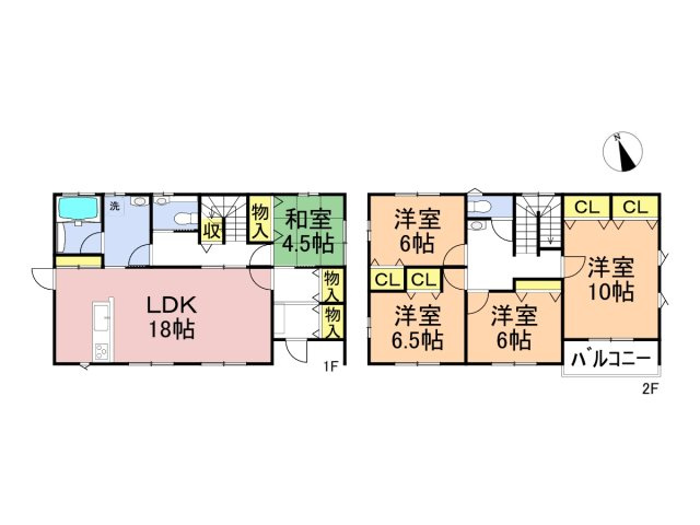 戸建　安八郡安八町南今ケ渕第２　全7区画分譲の間取り|■D号棟　■ヤマダ不動産　株式会社リライフ　大垣店　■夢のマイホーム購入をフルサポートします！