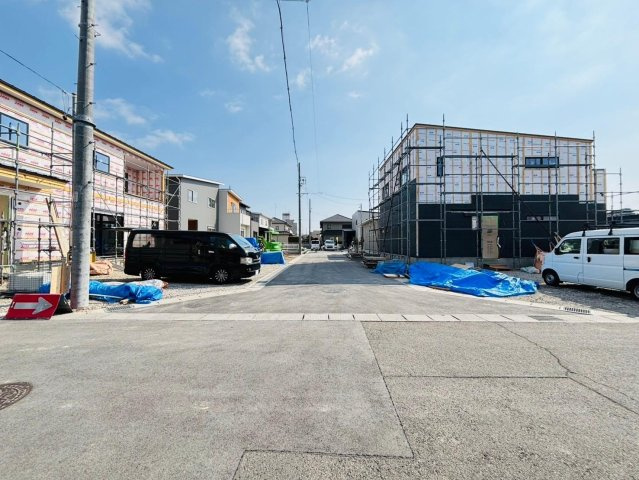 新築戸建　安八郡安八町南今ケ渕第２　全7区画分譲の前面道路含む現地写真|■前面道路　
■ヤマダ不動産　株式会社リライフ　大垣店