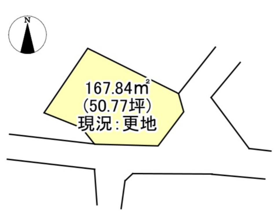 売土地の土地図