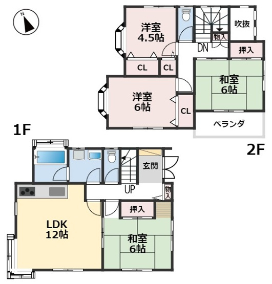 【間取り】 | 東金市小沼田　中古戸建