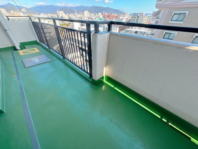 【バルコニー】 | ユーハイム南福岡☆仲介手数料無料☆ | バルコニーは日当たりが一番！それでいうならこの物件は大合格です。