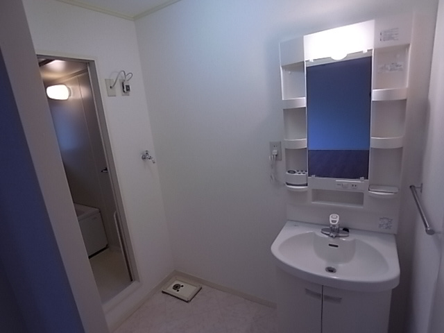 神戸市北区甲栄台１丁目の賃貸マンションの洗面所|洗面