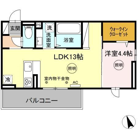 プラザ宮園の間取り