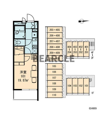 【区画図】 | レオパレス西ノ京円町