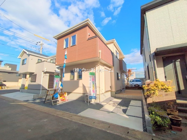 春日部市中央　新築一戸建て　2号棟の外観