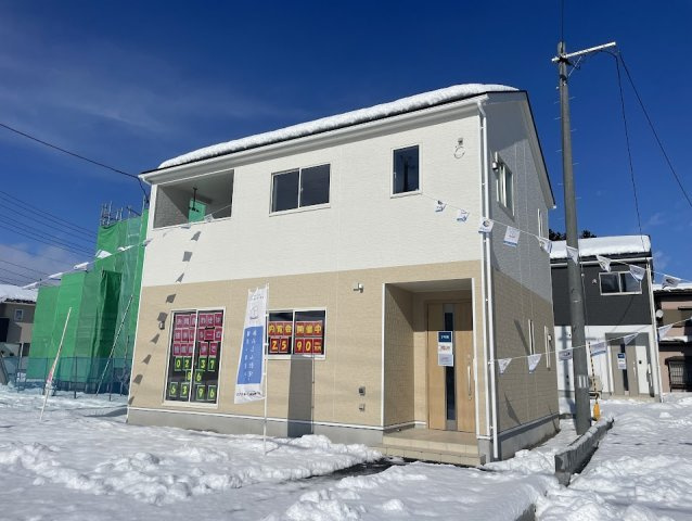 寒河江市六供町建売住宅【1号棟】の外観|現地外観写真