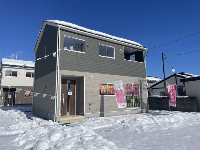 寒河江市六供町建売住宅【4号棟】の外観|現地外観写真