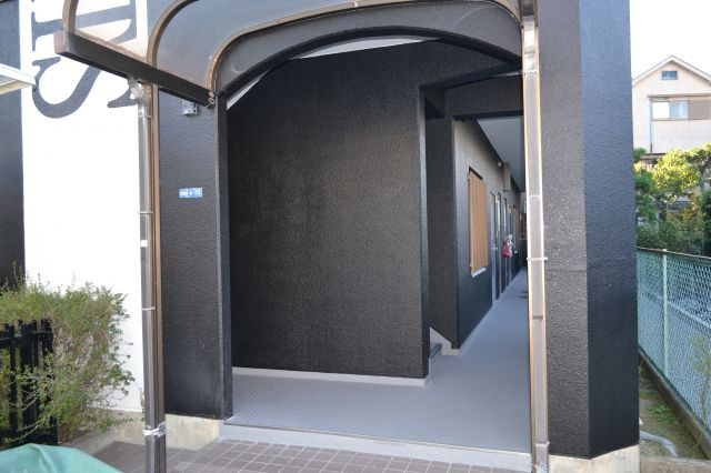 スカイハイツのエントランス