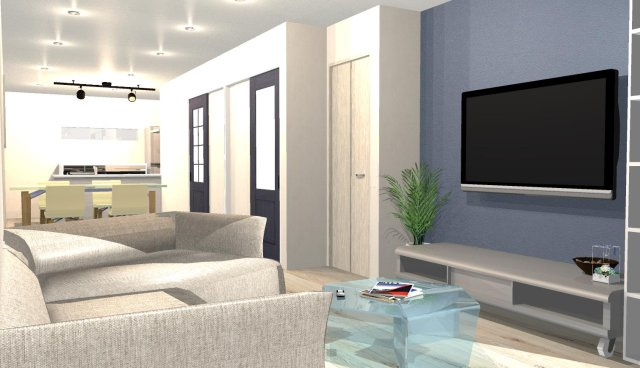 久世中久世町１丁目　Aプラン　条件付き土地の外観パース