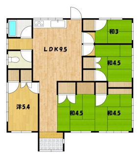 【間取り】 | 許田戸建