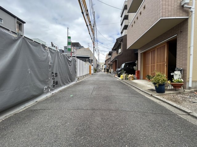 鎌屋町　建築条件無し土地の前面道路含む現地写真|【現地の様子】