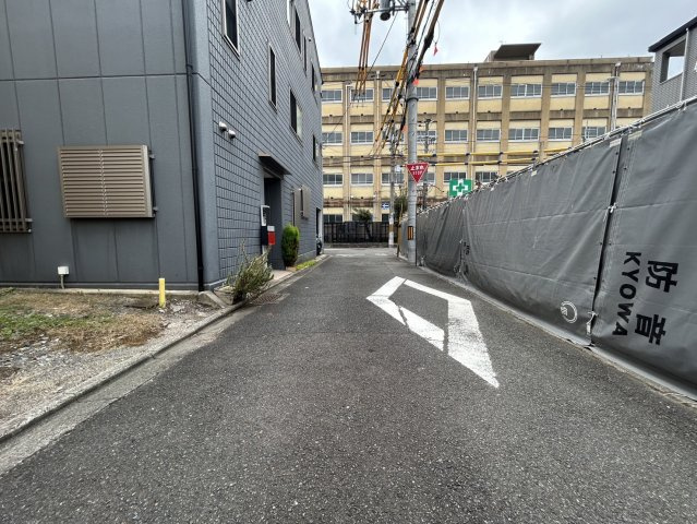 鎌屋町　建築条件無し土地の前面道路含む現地写真|【現地の様子】