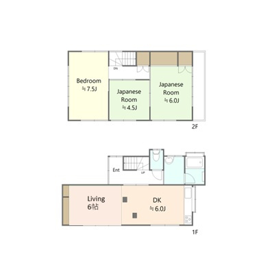 熊川1683-28戸建の間取り