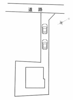 【区画図】 | 加須市下樋遣川　中古住宅  