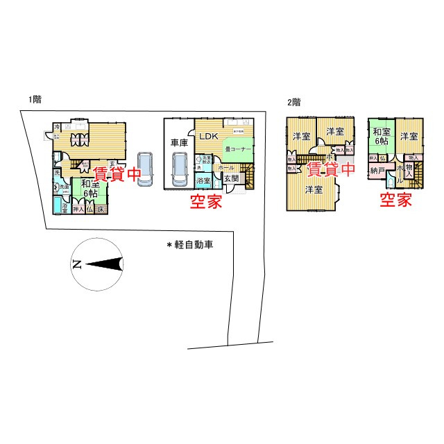 泉南郡岬町淡輪戸建（２棟有）