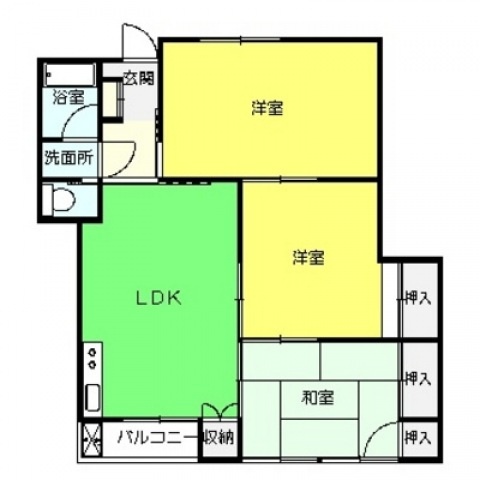田坂ビルの間取り