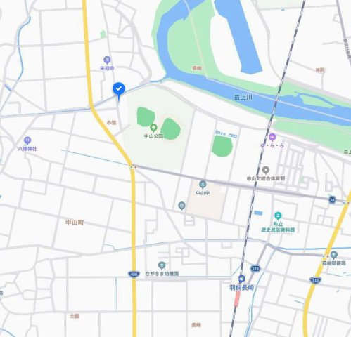 東村山郡中山町大字小塩の地図