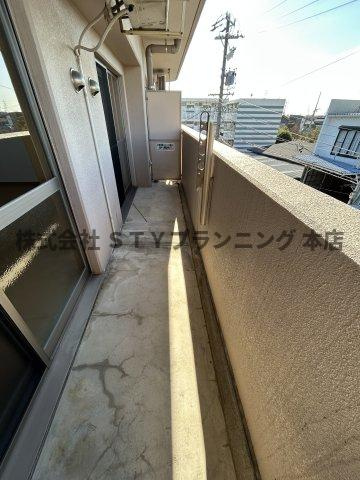 仲介手数料０円！シエーヌビラージュⅡのバルコニー