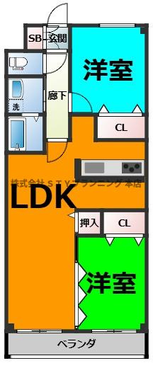 仲介手数料０円！シエーヌビラージュⅡ