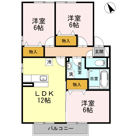【間取り】 | ポラリスⅡ