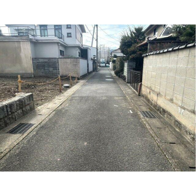 【前面道路含む現地写真】 | 太秦上ノ段町　売土地（建築条件無）1号地