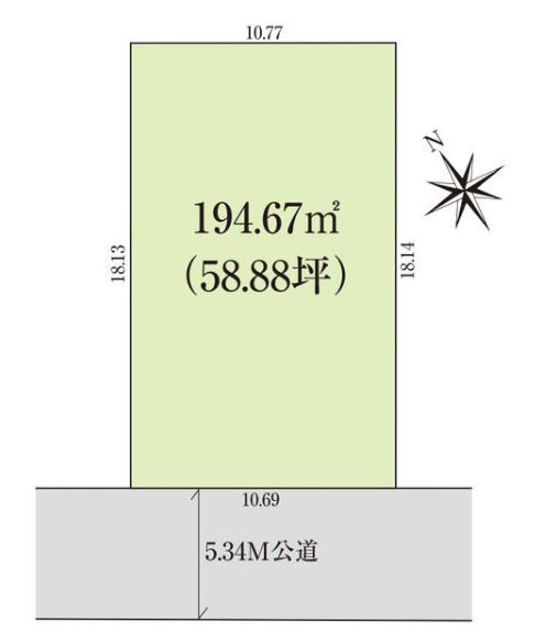 グラファーレ　小山市城東4丁目 2期の区画図