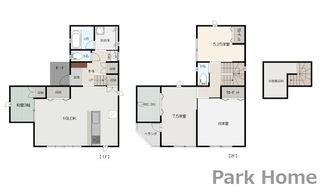 高知市潮新町1丁目　新築戸建ての間取り