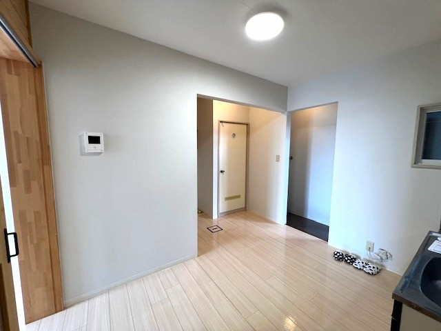 コーポアズールⅡのキッチン|余裕のあるスペースで、料理も気持ちよく。