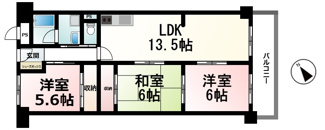 【間取り】 | シャルマンコーポ草津