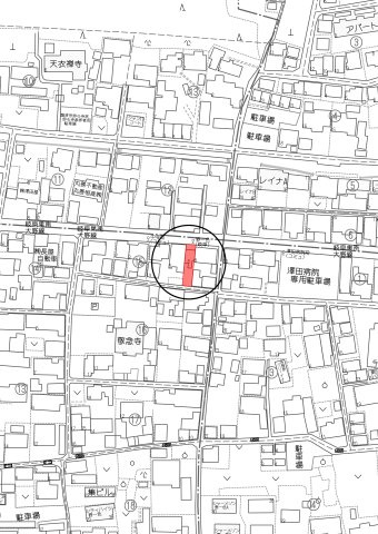 土地　野一色2丁目の地図