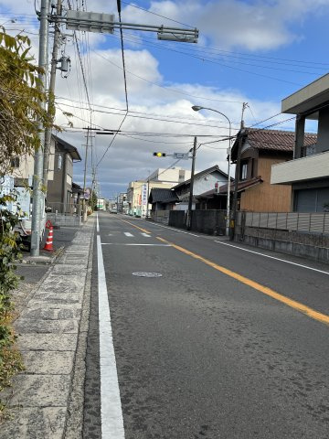 土地　野一色2丁目の前面道路含む現地写真|北側　西から撮影