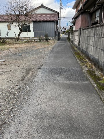 土地　野一色2丁目の前面道路含む現地写真|南側　西から撮影