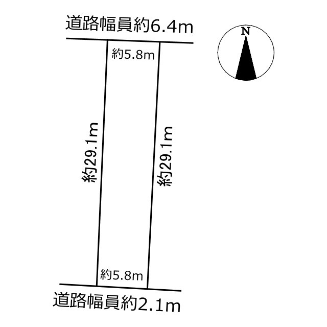 土地　野一色2丁目の土地図