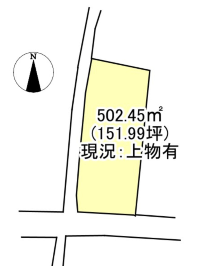 売土地の土地図