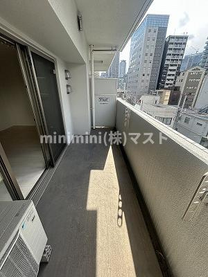ATKレジデンスなにわ橋のバルコニー