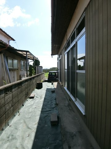 誠道町戸建収益物件の庭