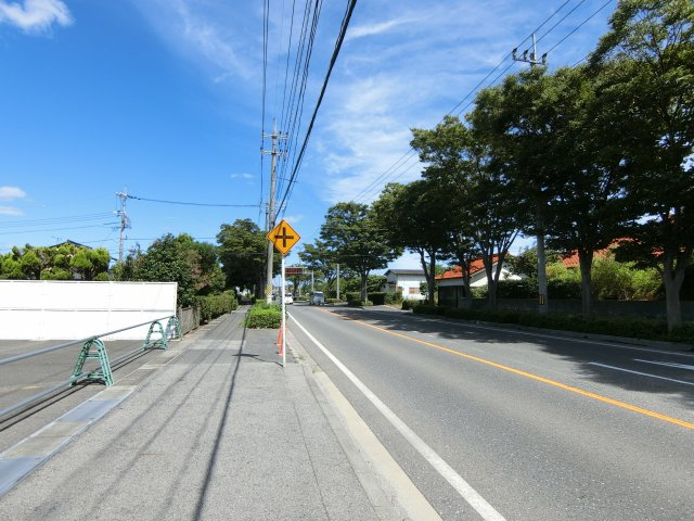 境港市渡町売り土地の前面道路含む現地写真