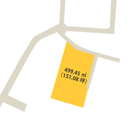 和歌山市楠本・土地・56888の区画図