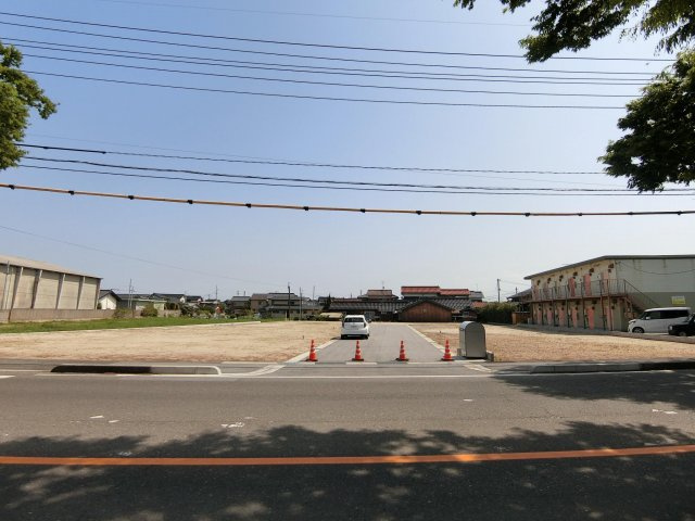 境港市清水町分譲地の前面道路含む現地写真