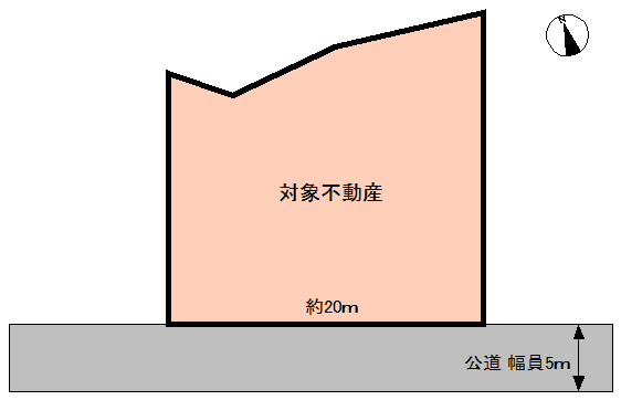 こしきが丘　売地の区画図