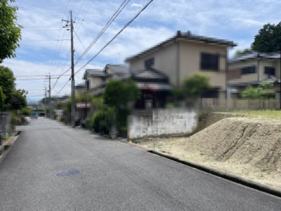 【前面道路含む現地写真】 | 大津市朝日2丁目11-14　売土地 | 2025年05月　撮影