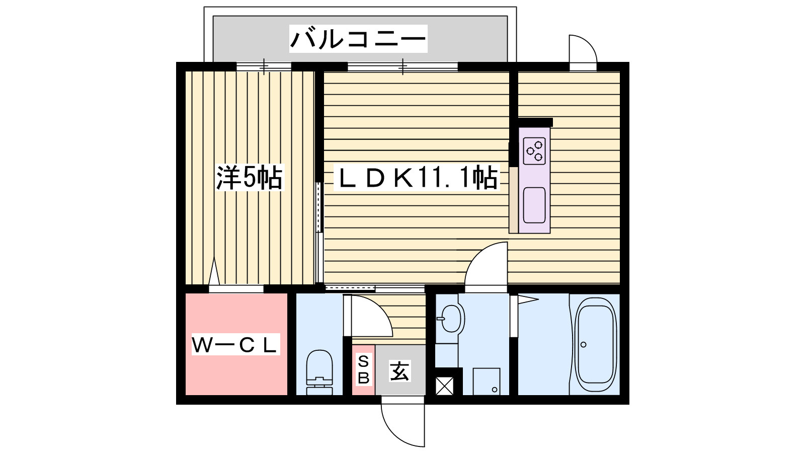 Felice Casa B棟の間取り