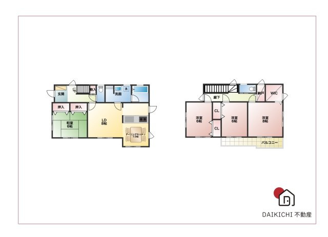 【間取り】 | 熊谷市柿沼　中古戸建