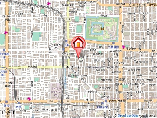 シティコア30朱雀の地図