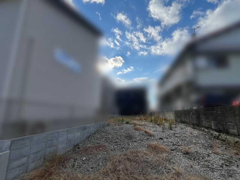 鴨部3丁目　建築条件なし　売土地の外観