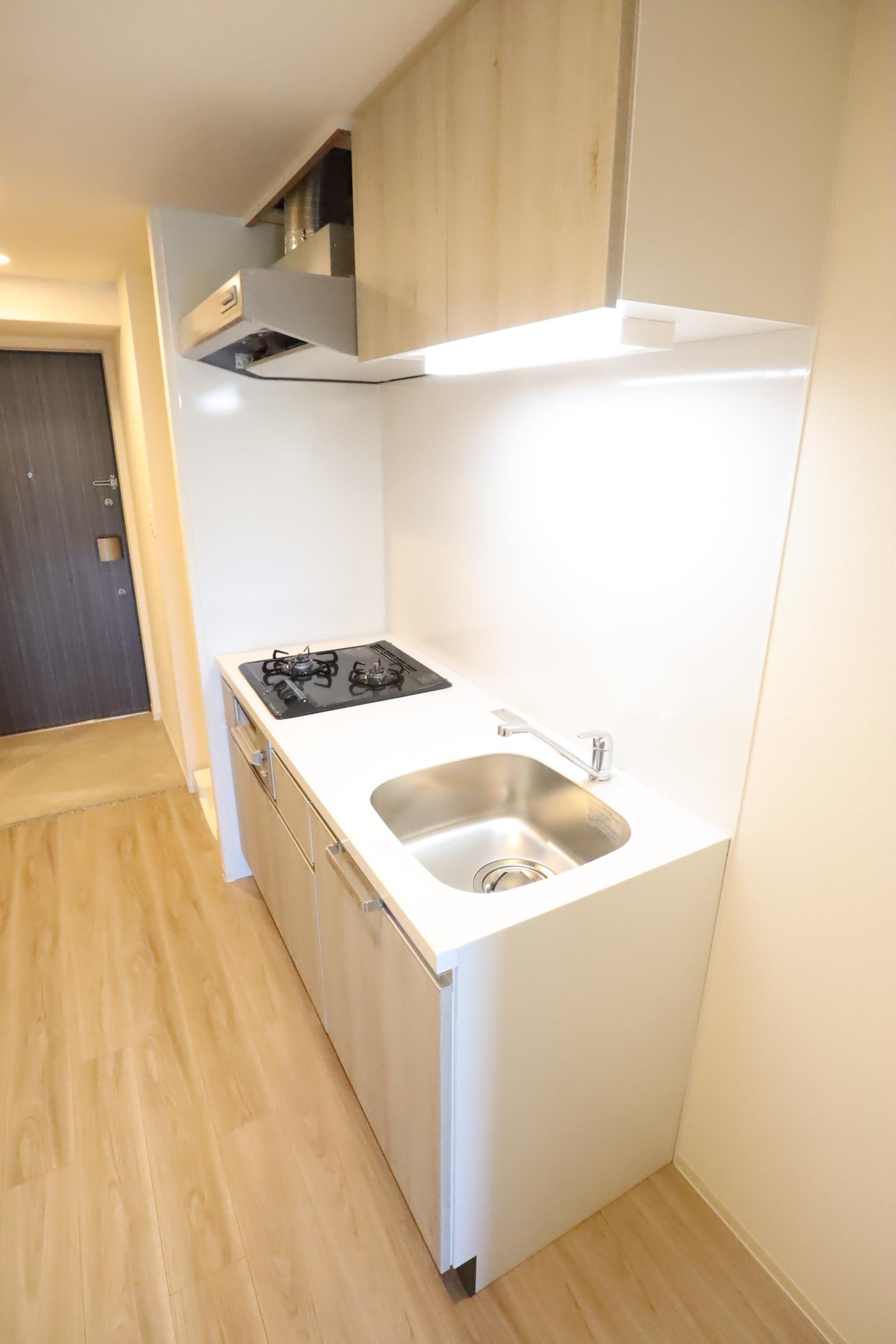 大阪市都島区中野町４丁目の賃貸マンションのキッチン