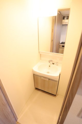 大阪市都島区中野町４丁目の賃貸マンションの洗面所